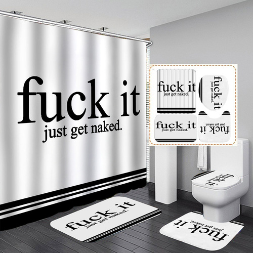 Cross-border E-commerce Direct Supply Digital Printing Waterproof Polyester Series Bathroom Shower Curtain Manufacturer Direct Supply Shower Curtain Wholesale