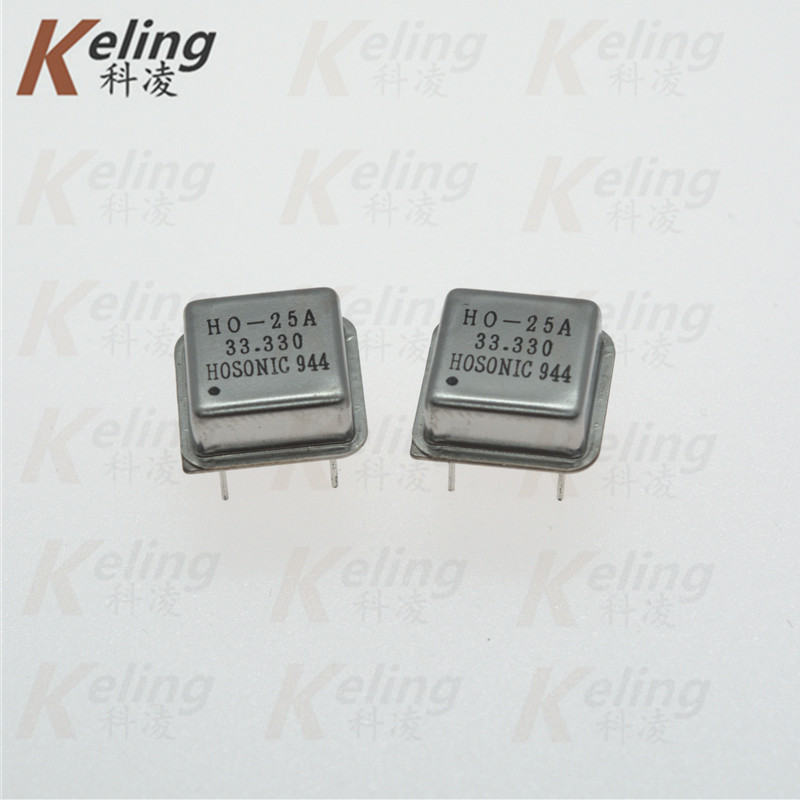 石英晶振振荡器正方形直插 半尺寸 33.330MHZ 33.330 3.3V 5V