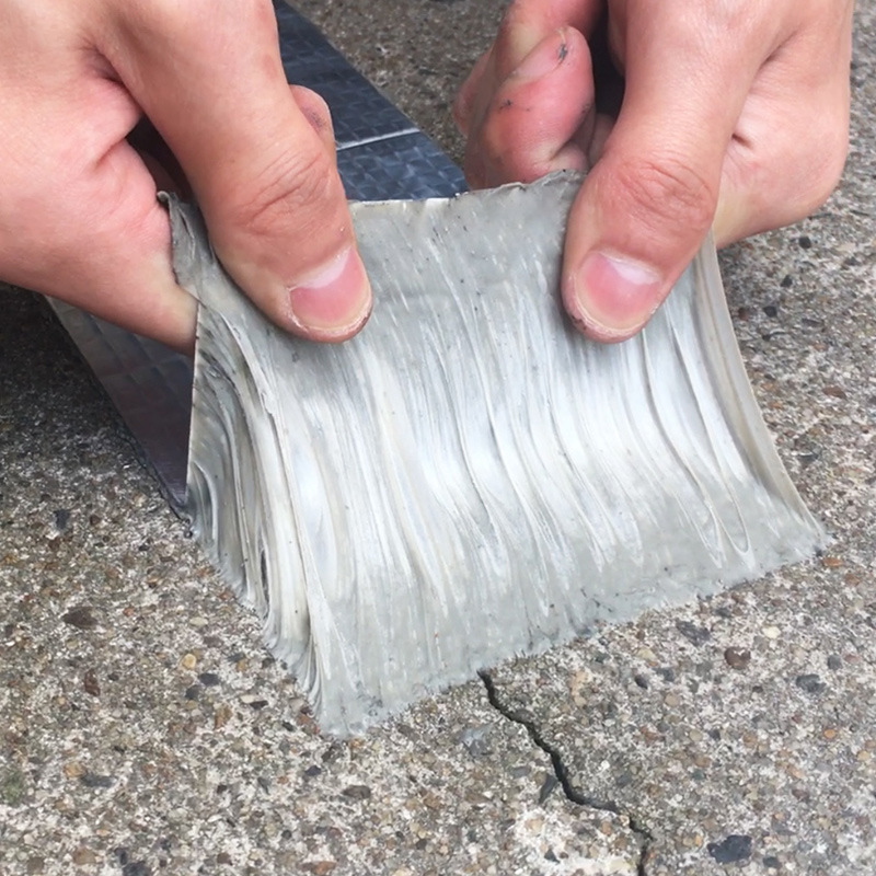 Butyl tape waterproof repair tape strong leak stop stick sunscreen roof crack repair self-adhesive aluminum foil