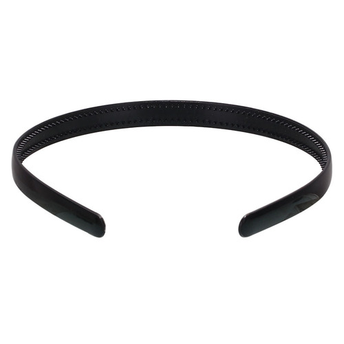 Basic adult headband 1.0cm black flat headband internet celebrity simple handmade DIY material