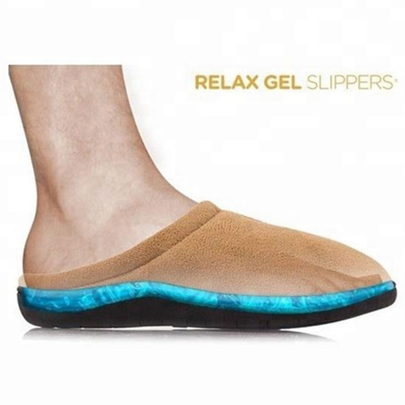 Spot cross-border e-commerce Amazon slow rebound gel gel slippers memory sponge five-finger TPR composite slippers