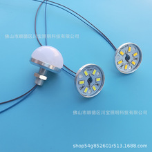 工厂出售5V 双色球泡LED点光源12V低压灯镜前灯家具灯衣柜灯