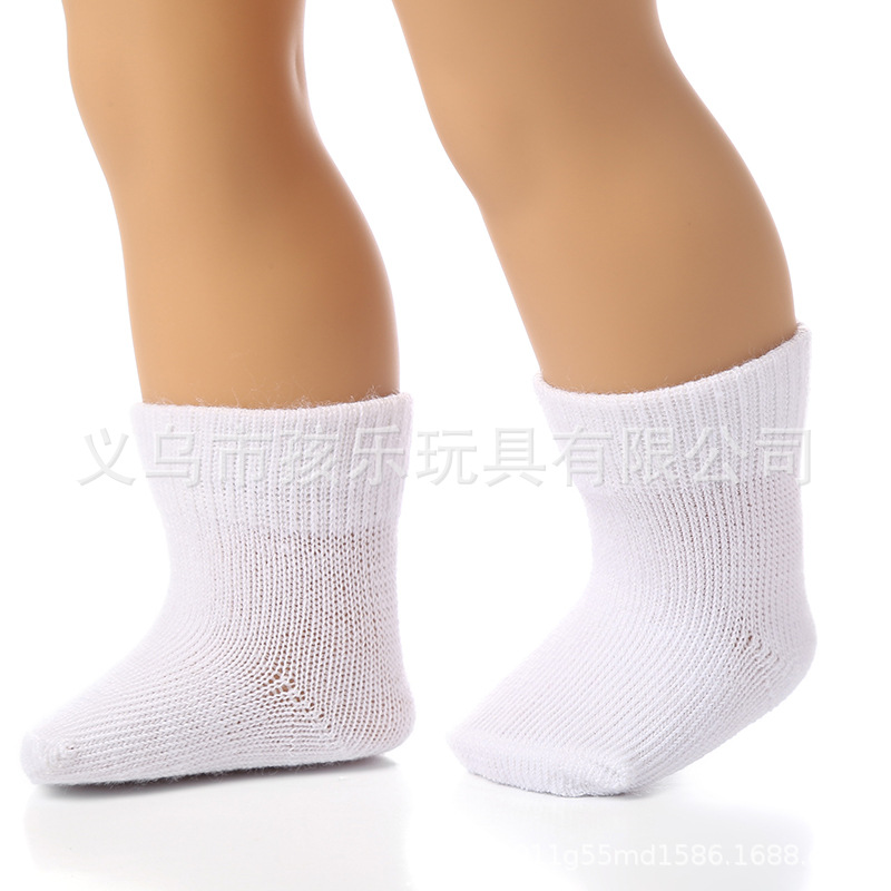 Suministro directo de fábrica xiafu muñeca calcetines 18 pulgadas americano chica deportes calcetines vestir-up muñeca accesorios juguetes para niños
