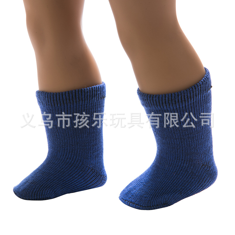 Suministro directo de fábrica xiafu muñeca calcetines 18 pulgadas americano chica deportes calcetines vestir-up muñeca accesorios juguetes para niños