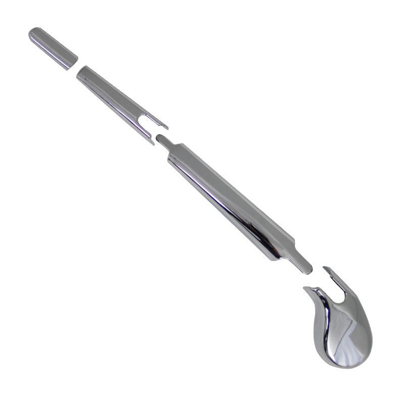 Adecuado para 12-14 Fox hatchback limpiaparabrisas trasero cubierta decorativa limpiaparabrisas trasero tira brillante