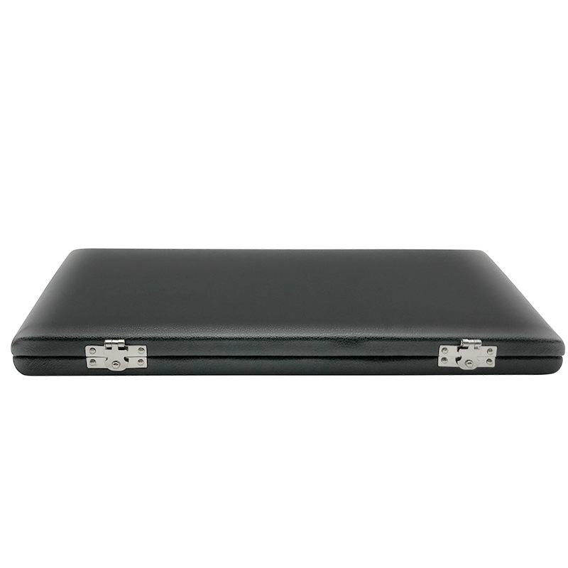 Estuche para cañas de oboe, estuche de cuero negro para 20 cañas, estuche para instrumentos musicales, caja de almacenamiento para cañas, bolsa para cañas