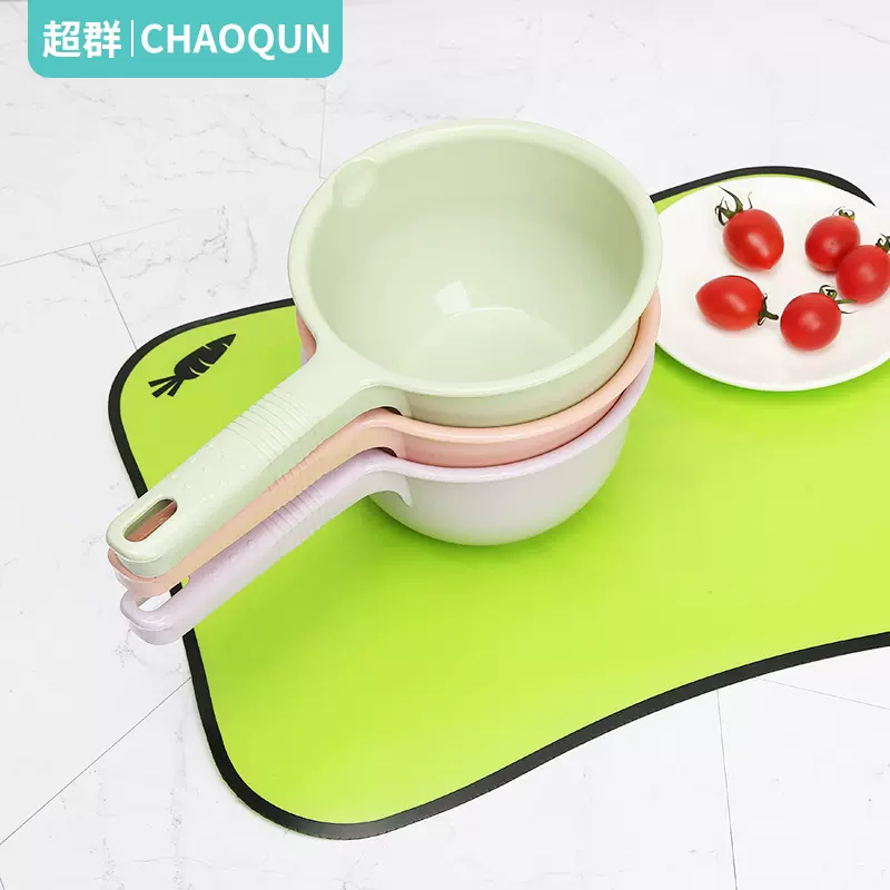 家用厨房塑料水勺水瓢大号带嘴沐浴水舀儿童宝宝洗澡瓢舀子水舀