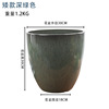 Flowerpot, highlighter, round resin, gradient, increased thickness