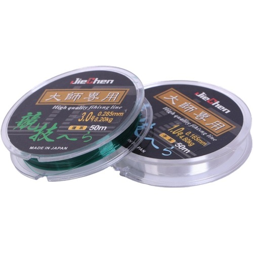 Manufacturer supplies 50-meter fishing line sub-line invisible Taiwan fishing line without reeling hand rod main line nylon fishing line wholesale