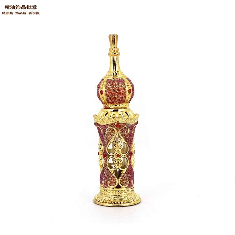 En stock Dubai encuentro botella de perfume botella vacía botella de esencia de tierra de estilo árabe botella vacía 12ML