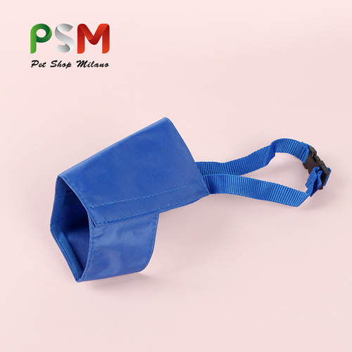 PSM manufacturer pet products dog muzzle pet anti-barking nylon oxford cloth anti-bite plastic muzzle dropshipping