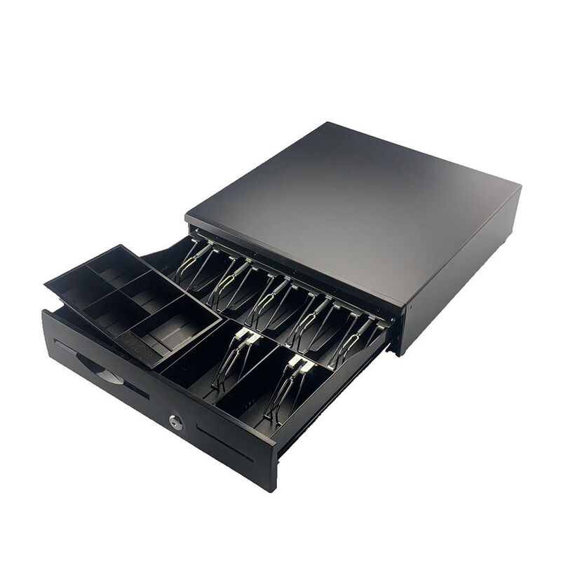 Lesibai 405g Five-Compartment Cash Drawer, Cash Register Box, Payment Machine, Desktop Dedicated Automatic Cash Drawer