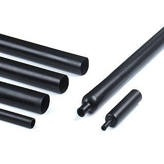 1.0MM辐照交联内壁热熔胶双壁管 热缩管线材黑色电子加速器系列