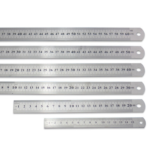 Steel ruler Jianyu brand 15CM to 2 meters steel ruler double-sided scale painting drawing cutting tool multi-specification steel ruler
