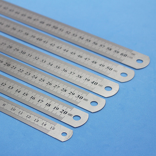 Steel ruler Jianyu brand 15CM to 2 meters steel ruler double-sided scale painting drawing cutting tool multi-specification steel ruler
