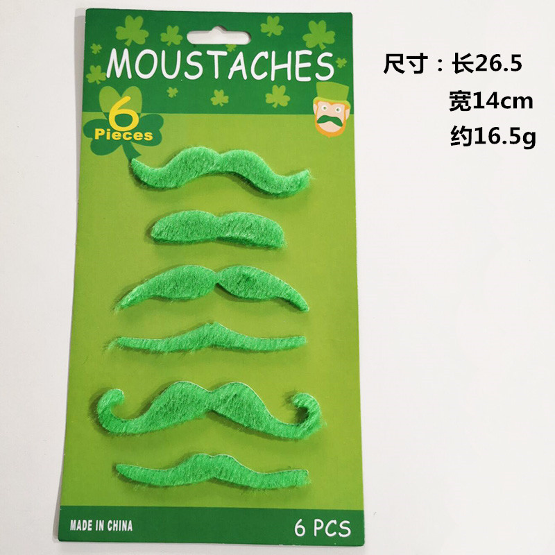 Amazon para Barba irlandesa Día de San Patricio vestido hasta apoyos elfo afortunado divertido falso