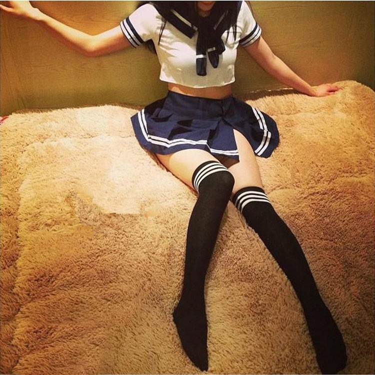 Sexy Underwear Temptation Suit Sexy Tight Student Uniform Mini Skirt cosplay Stage Dress