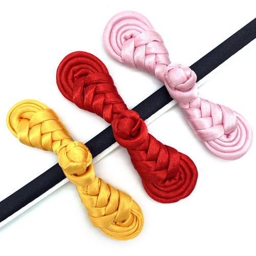 Baixi Clothing Accessories Handmade Webbing Woven Pipa Buttons Ethnic Clothing Buttons Cheongsam Buttons Wholesale Manufacturer