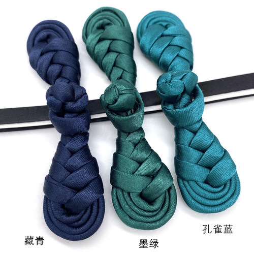 Baixi Clothing Accessories Handmade Webbing Woven Pipa Buttons Ethnic Clothing Buttons Cheongsam Buttons Wholesale Manufacturer