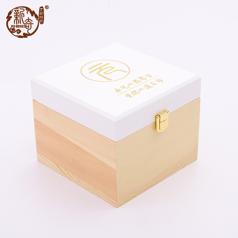 烤漆实木单壶 厂家定 做批发紫砂礼品木质包装盒项链接受定 制