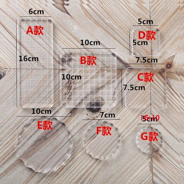Прозрачная ручка из оргстекла Качество Кристалл Акриловая ручка Multi Спецификация Прозрачная пластина уплотнения