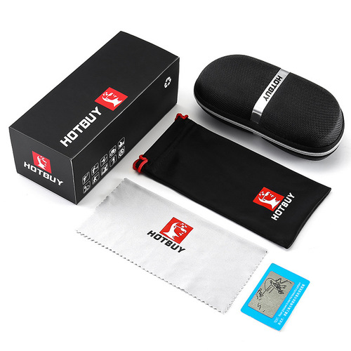 HOTBUY mirror case, mirror cloth, mirror bag, polarization test card, screwdriver, brand outer packaging, matching packaging