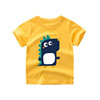 Summer children's short sleeve T-shirt, breathable jacket for boys, loose fit, absorbs sweat and smell