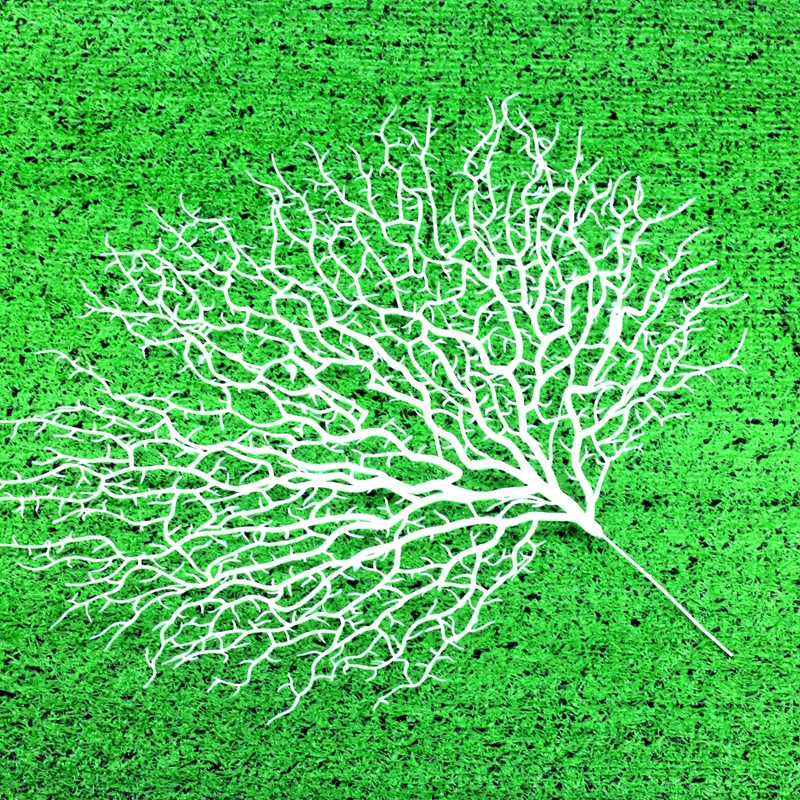 Pavo real rama Rama de coral flor artificial mar artificial Rama de hierro flor artificial boda flor artificial estudio fotografía decoración rama muerta