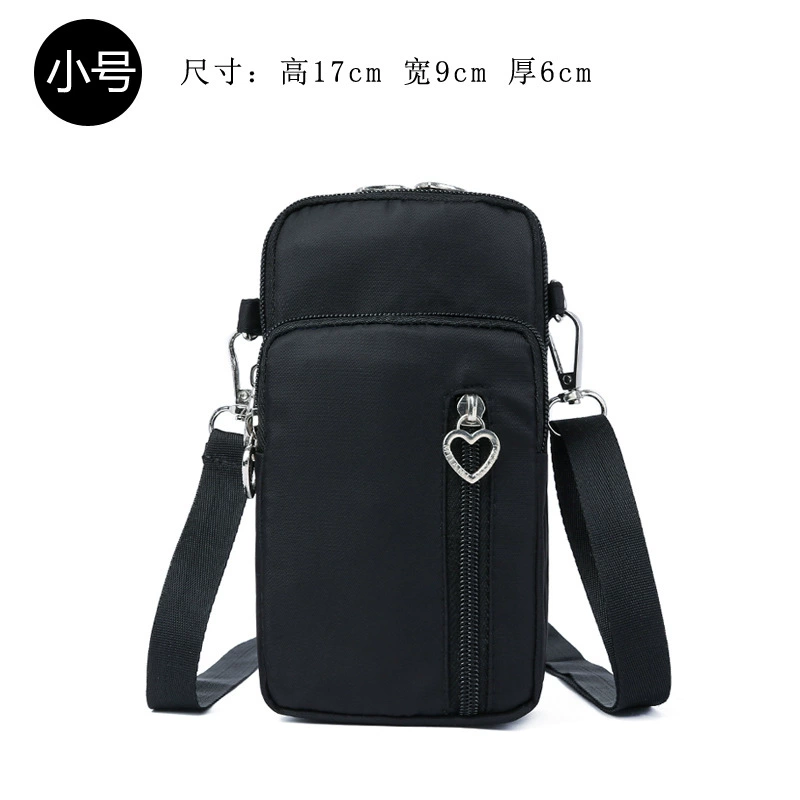 Small Crossbody Phone Bag, 6.5" Compatible, One-Shoulder/Wrist Convertible Strap