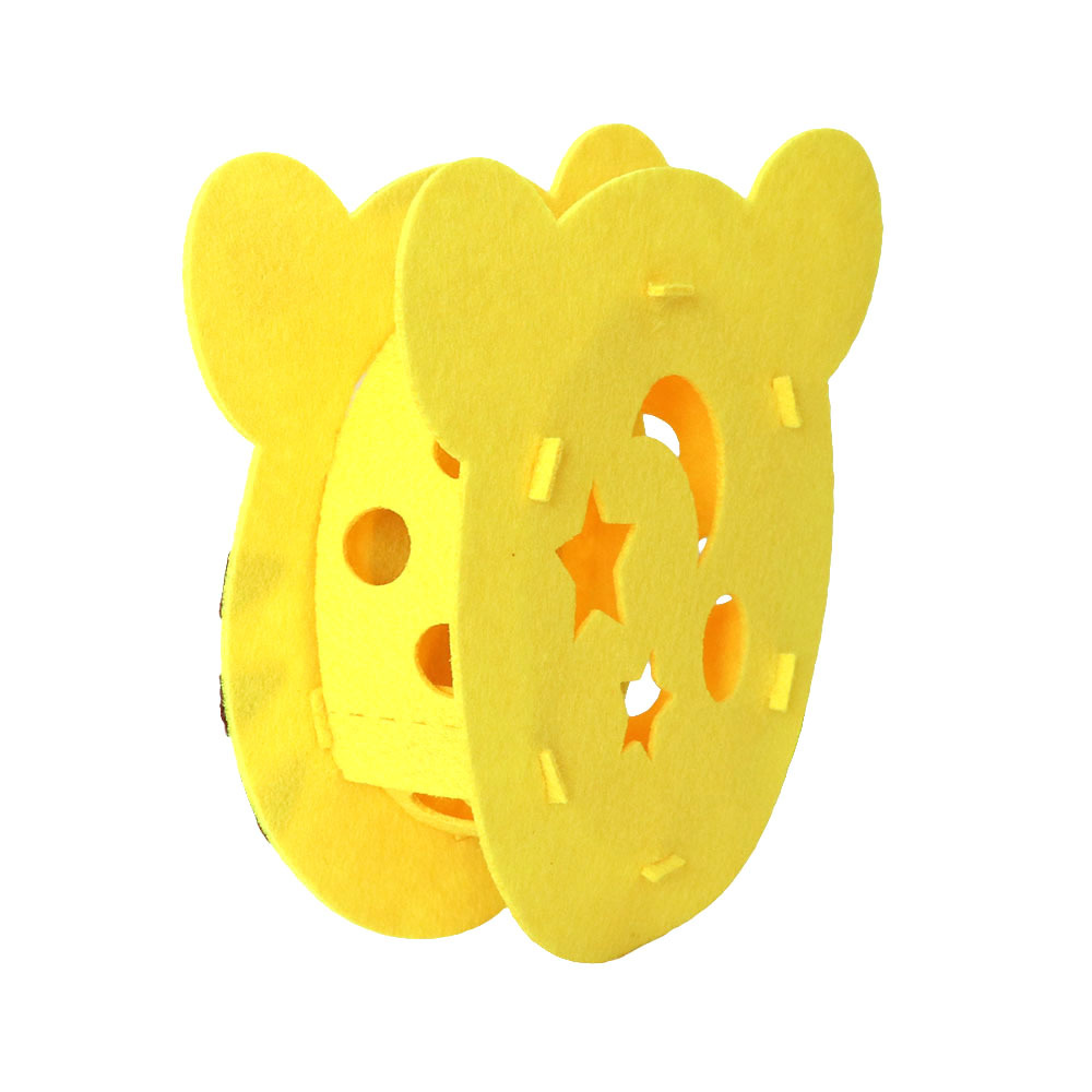 Linterna de dibujos animados no tejida Festival del Medio Otoño creativo paquete de material de bricolaje hecho a mano linterna portátil no tejida