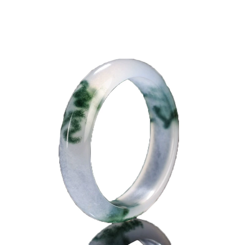 Emerald bracelet Myanmar jade, ice imitation