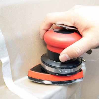 Pneumatic leather cleaning machine car interior cleaning machine triangle pneumatic polishing and waxing machine polishing machine air grinding machine