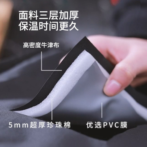  new aluminum foil thickened large lunch box insulation bag simple portable lunch lunch bag with rice bag lunch bag