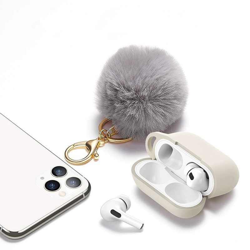 Apple, совместимый защитный чехол pro, наушники, брелок, защитная пряжка, силиконовый милый резиновый чехол, bluetooth, защита от падения