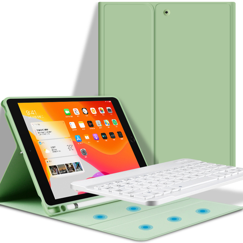 Aplicable iPad10 generación Retroiluminado teclado Bluetooth funda protectora Pro11 air5 mini6 10,2 Tablet Funda de cuero