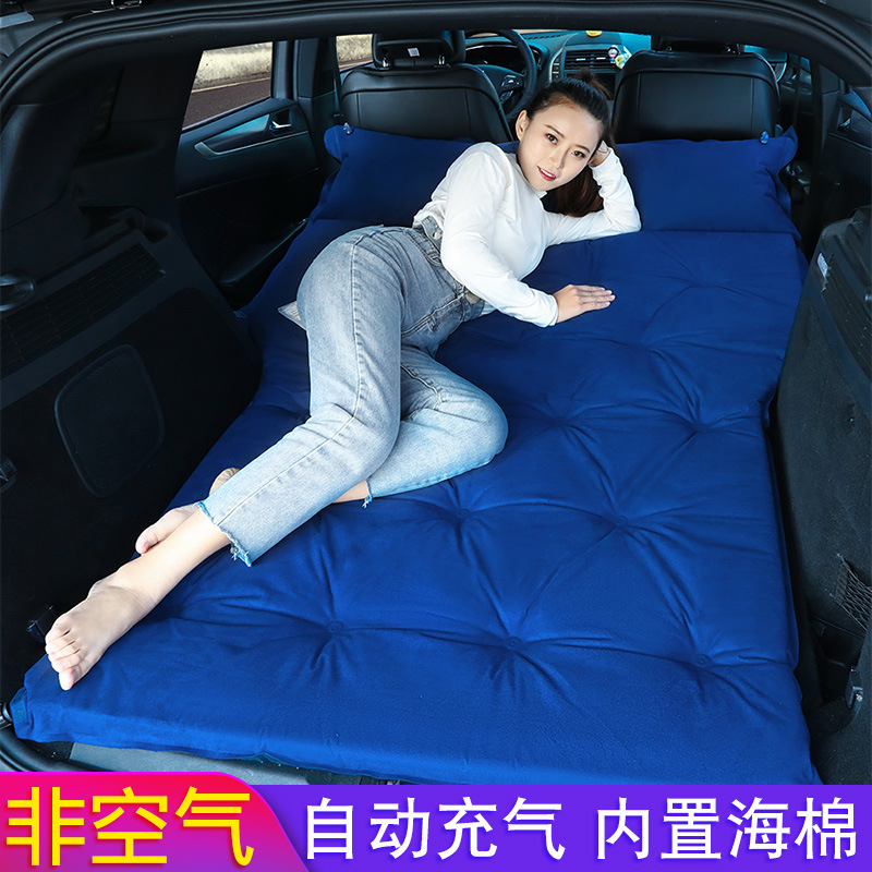 Cama inflable automática del coche cama inflable fila trasera estera para dormir SUV tronco cama de camping colchón de viaje