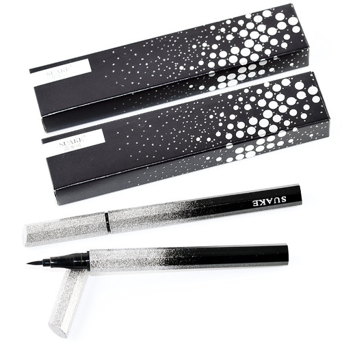 Starry Sky Eyeliner Waterproof, Sweatproof, Long-Lasting, No Smudge Novice Liquid Eyeliner Pen Black One Piece Dropshipping