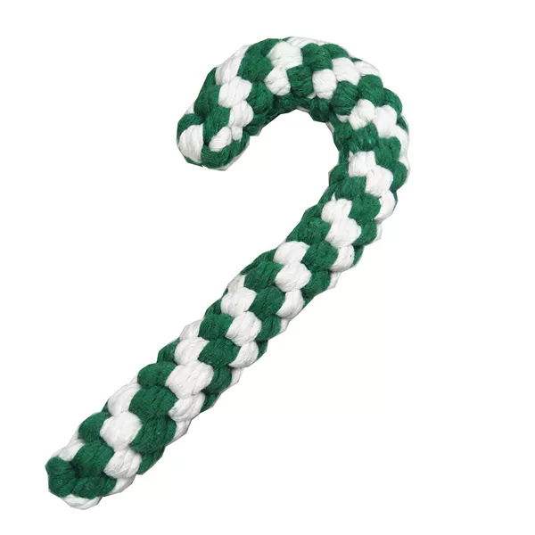 Green and white crutches