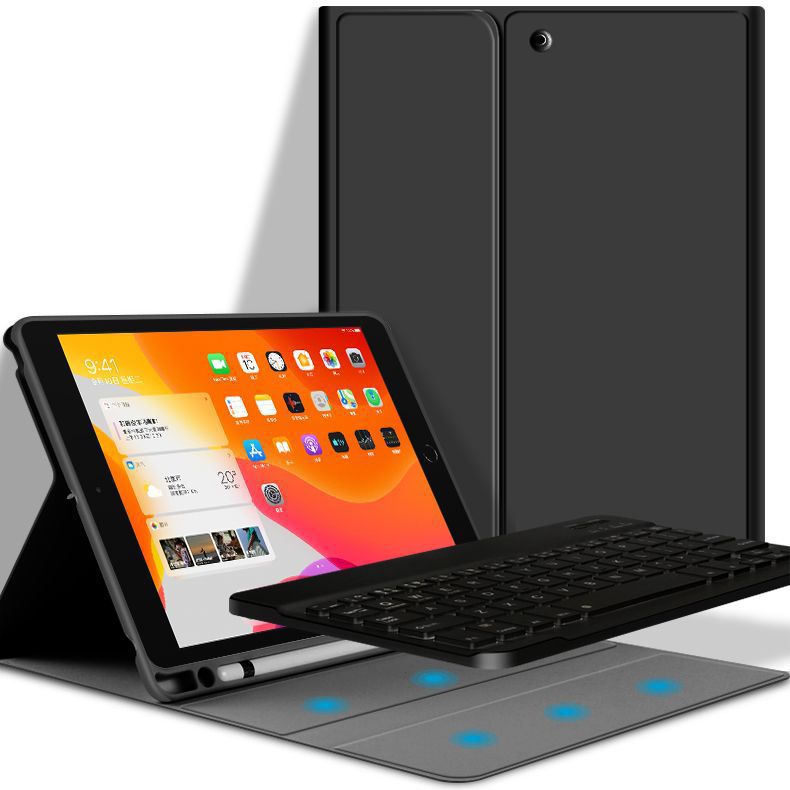 Aplicable iPad10 generación Retroiluminado teclado Bluetooth funda protectora Pro11 air5 mini6 10,2 Tablet Funda de cuero