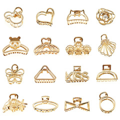 Minimalist Metal Small Clarinet Hair Pin for Bathing, Women's Adult Back of Head Hair Clip