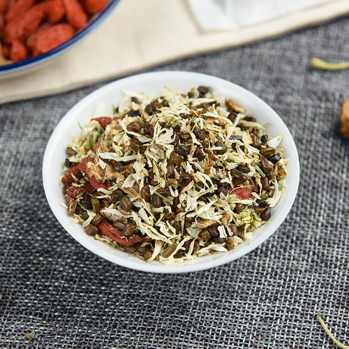 Chrysanthemum Cassia Tea, Burdock & Honeysuckle Chrysanthemum Goji Berry Tea for Night Owl & Eye Health, Healthful Herbal Tea for Distribution