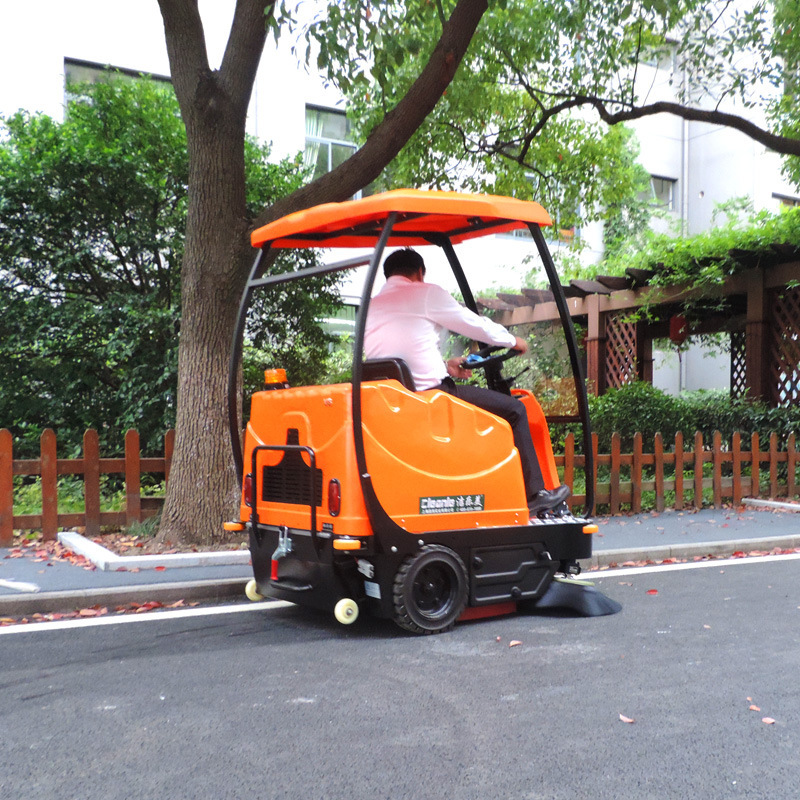 Jiele Mei KM-V3 Driving Semi-closed Sweeper Community Road Factory Yard Garbage Dust Sweeper