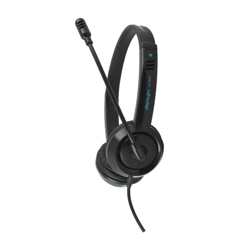 danyin/电音 DT326 наушники с проводом на голову USB порт ноутбук детский студент учебные наушники