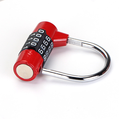 4-position U-shaped lock metal gym dormitory locker door lock drawer tool box door anti-theft password lock padlock