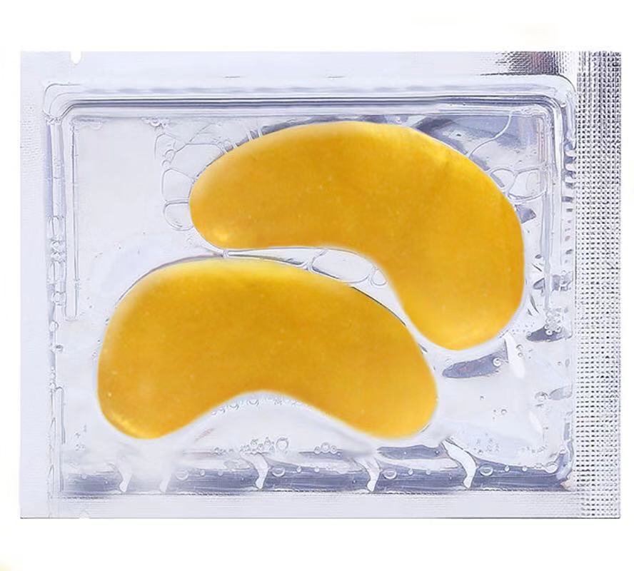 Máscara de ojos al por mayor de comercio electrónico transfronterizo Comercio Exterior Máscara de ojo de colágeno mejorar las ojeras máscara de ojo de oro