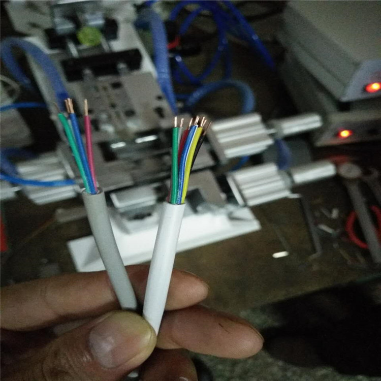 多芯护套线、电源线、电缆线外皮芯线一次搞定 双层剥线机直销