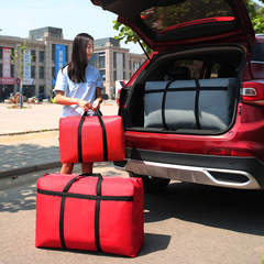 Waterproof Oxford fabric moving bag travel bag large capacity down comforter storage bag thick multi-functional woven packing bag