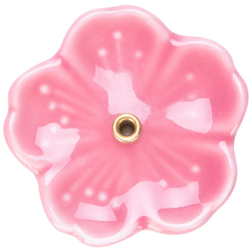 Japanese incense stick incense plate pink cherry incense stick home bedroom aromatherapy ceramic incense seat incense holder incense stand incense dish Japanese style