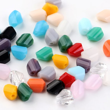 6mm瓷玉扭面珠 手工DIY配件 手链手串珠帘饰品配件散珠 厂家批发