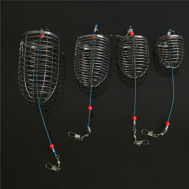 Nest making device nest cage bait cage bait cage stainless steel metal fishing bait cage fishing gear accessories wholesale